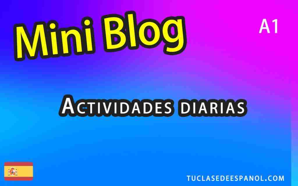 Actividades diarias 1