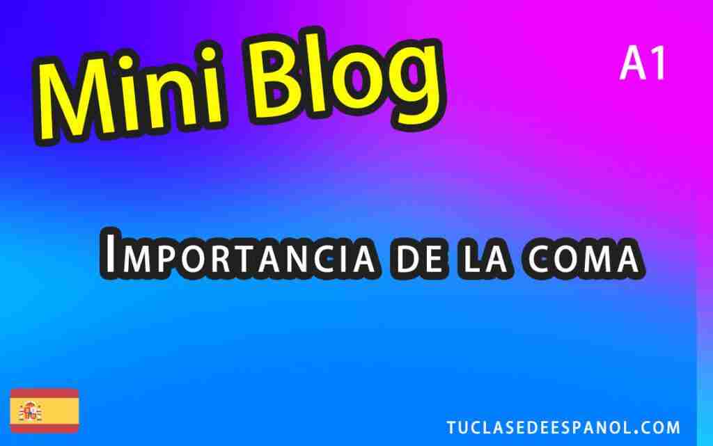 La importancia de la coma
