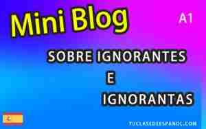 Sobre iginorantes