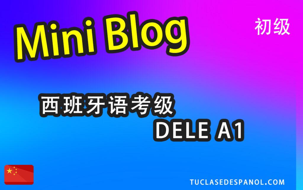 西班牙语考级 DELE A1